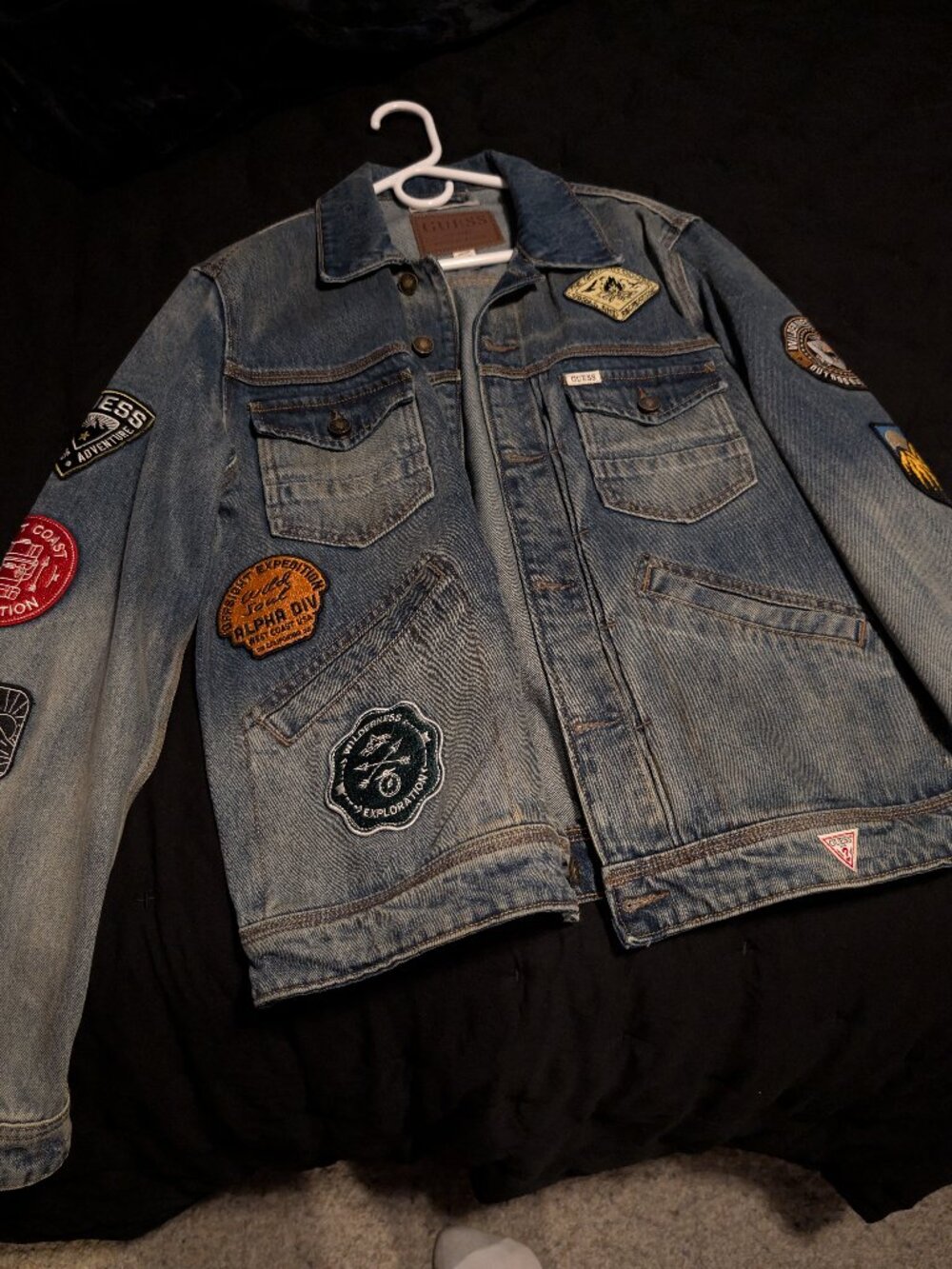Guess Patchwork Denim Jacket